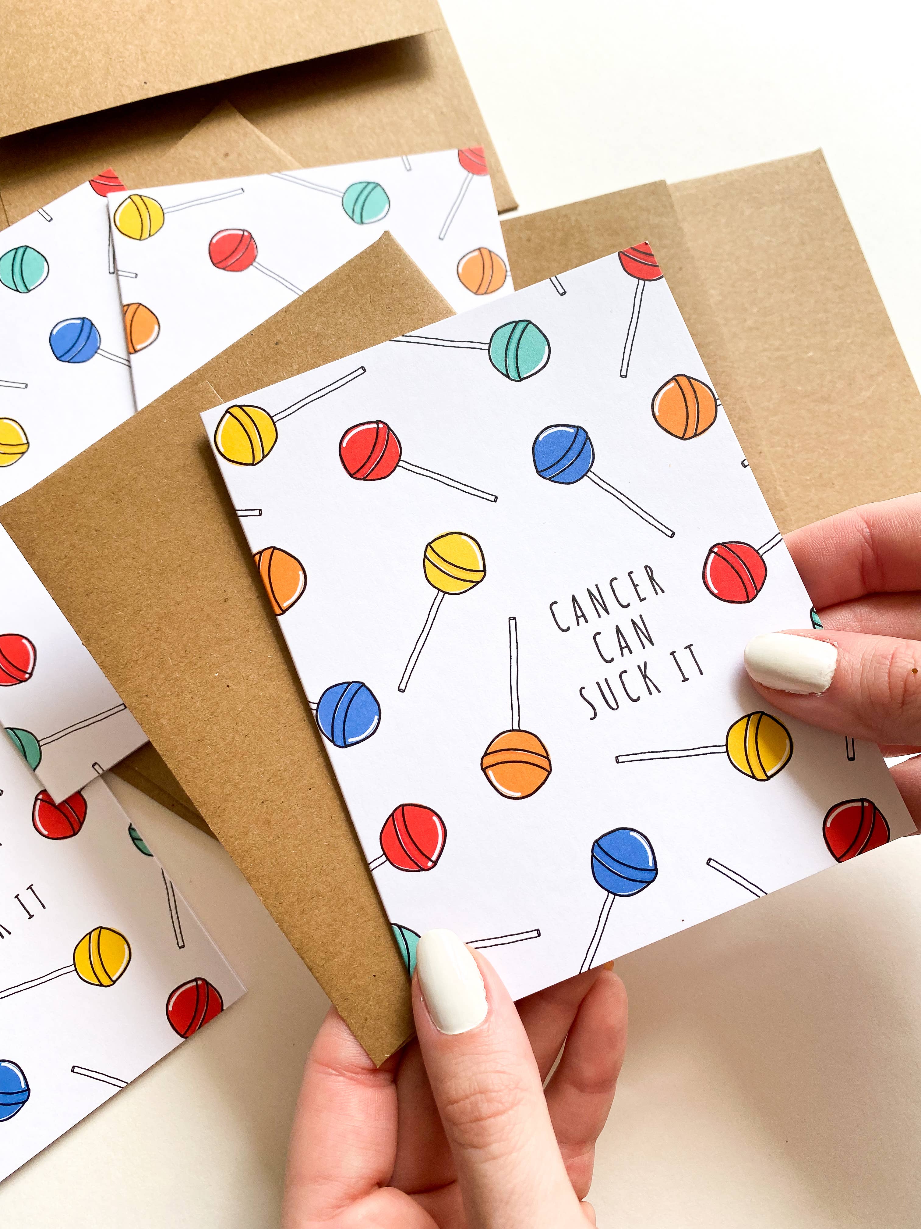 Cancer Can Suck It Get Well Cancer Card