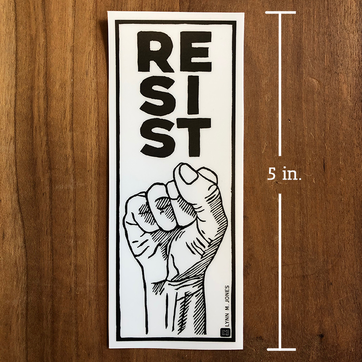 Resist Sticker