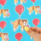 Balloon Puppy Sticker