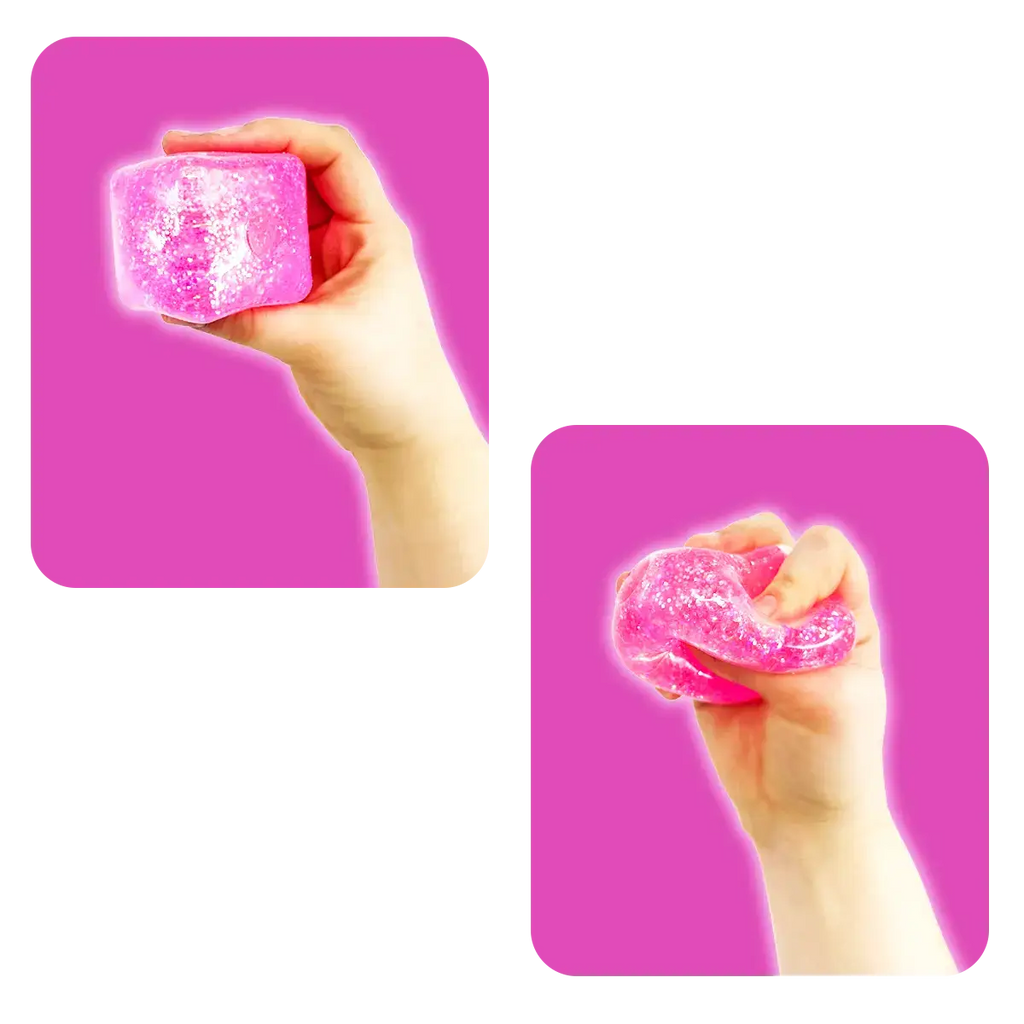 Fun Doh Sparkle Squishy Cube