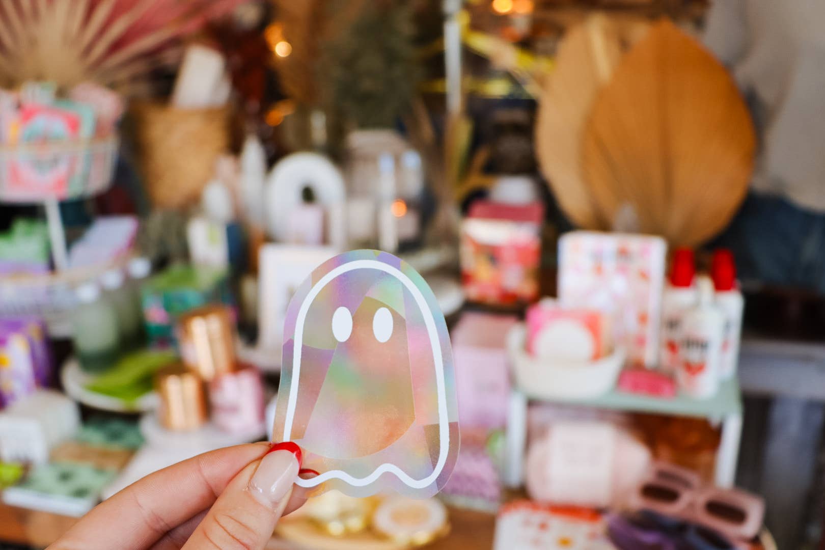 Ghost Mini Suncatcher Sticker