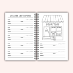 Reading Heart Reading Log Journal | Book Review Tracker