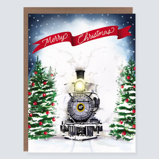 Christmas Train Card