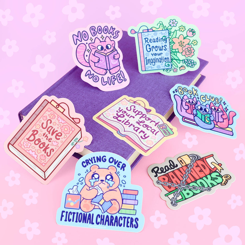 Reading Grows Your Imagination Vinyl Sticker