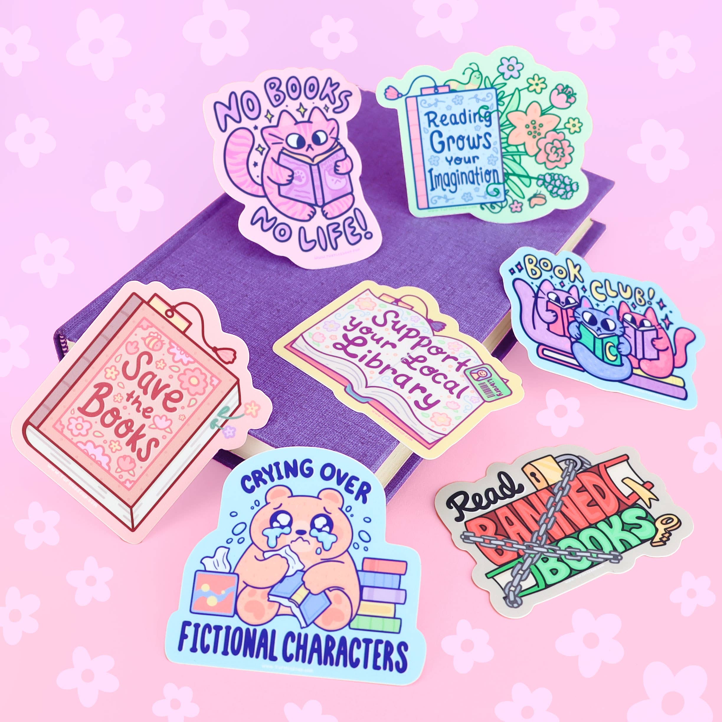 Reading Grows Your Imagination Vinyl Sticker