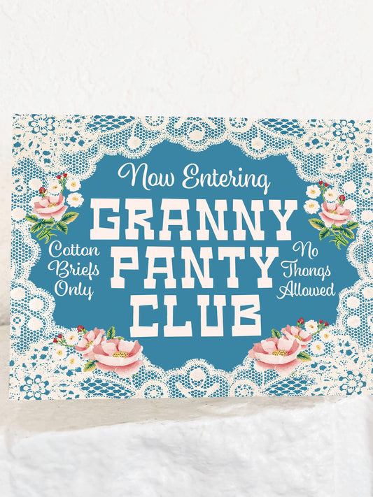 Granny Panty Club Card