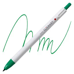 CLiCKART Retractable Felt Tip Marker