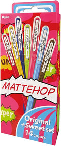 Pentel Mattehop Gel Pens Set – Hybrid Set (Original & Sweet)