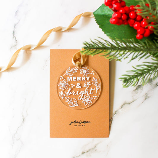 Merry & Bright Ornament