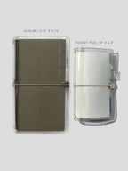 Clear Vinyl Travel Notebook Cover | A5 Slim