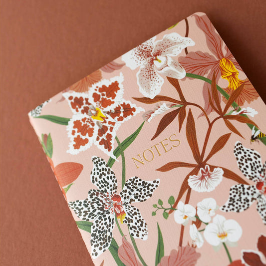 Orchids Soft-Covered Notebook