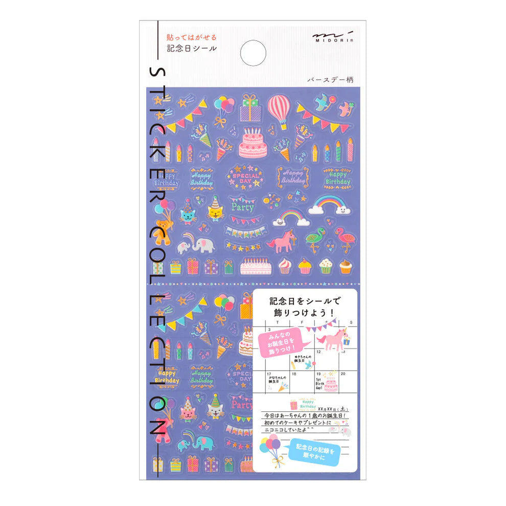 Birthday Circle Stickers
