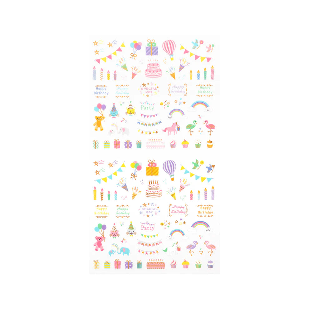 Birthday Circle Stickers