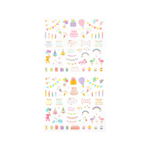 Birthday Circle Stickers