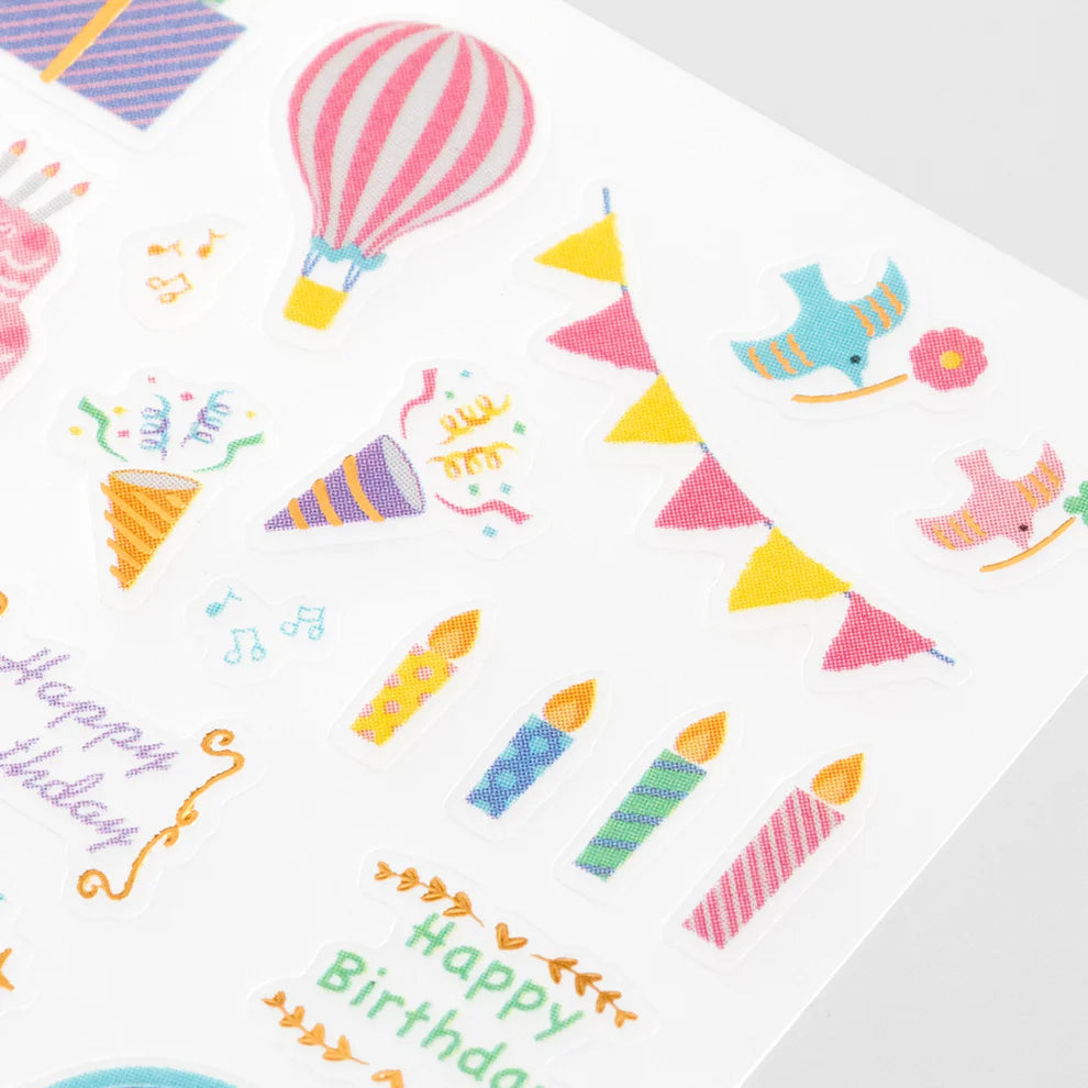 Birthday Circle Stickers