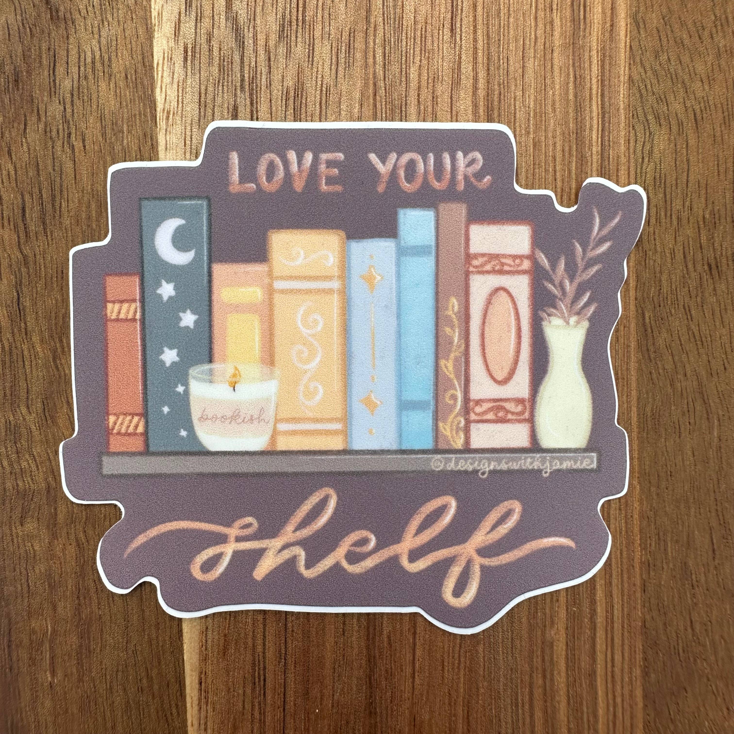 Love Your Shelf Sticker