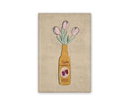 Loganberry Vase with Flowers Illustrated Magnet