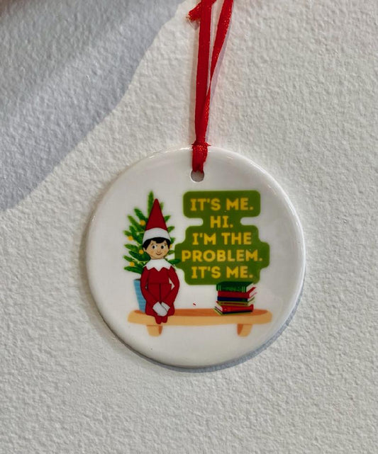 Swifty Elf on the Shelf Ornament