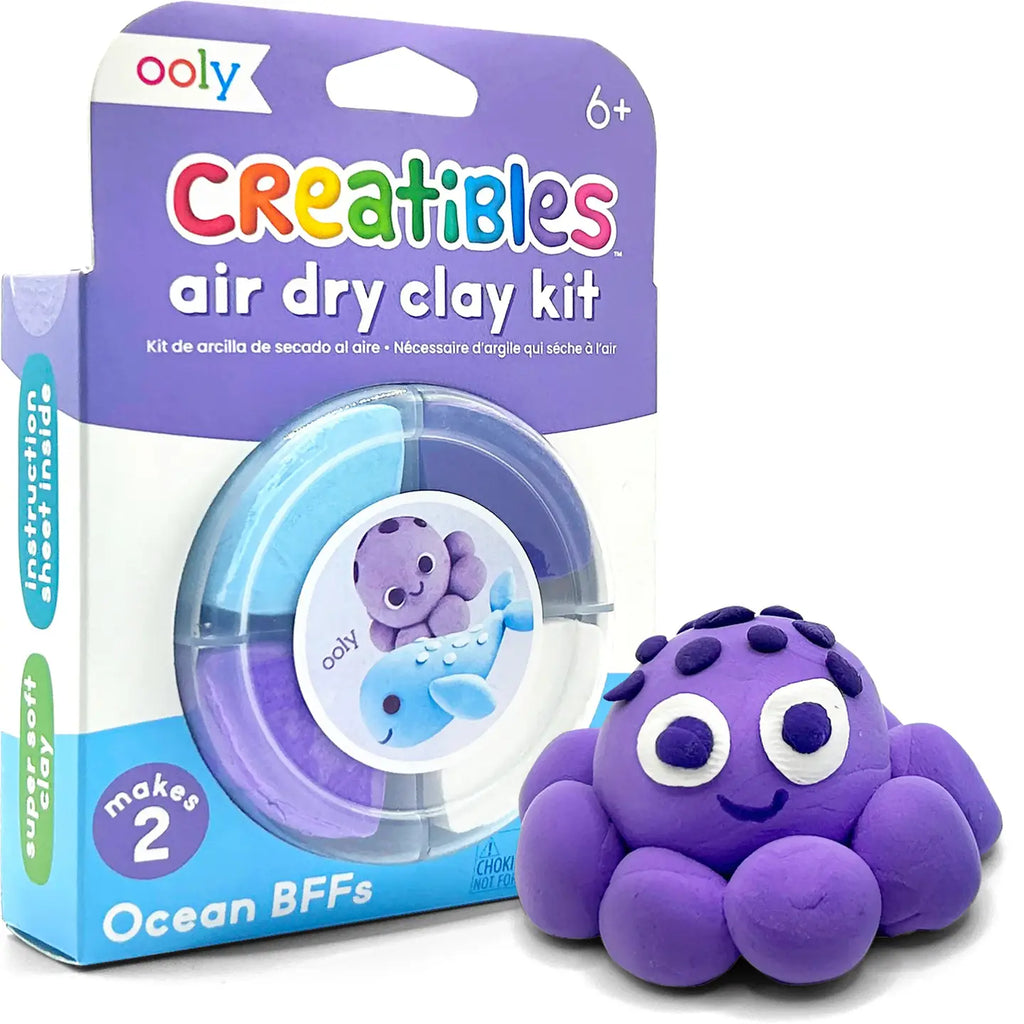 Creatibles Air Dry Clay Kit- Ocean BFFs