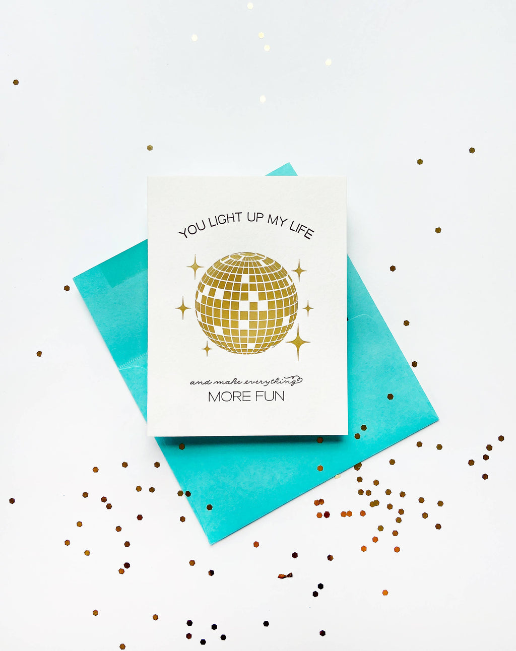 Light Up My Life - Love Friendship and Valentine Anniversary Day Card