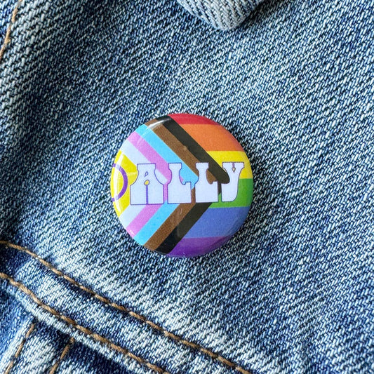 Pride Ally 1" Round Button