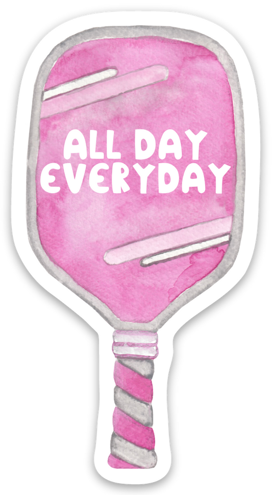 All Day Pickleball Sticker