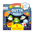 Outta This World-Scented Puzzle Eraser-Set of 5