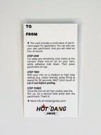 Good Luck Four Leaf Clover L'il Something Iron-On Card