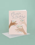 Cheers To The Bride with Silver Foil