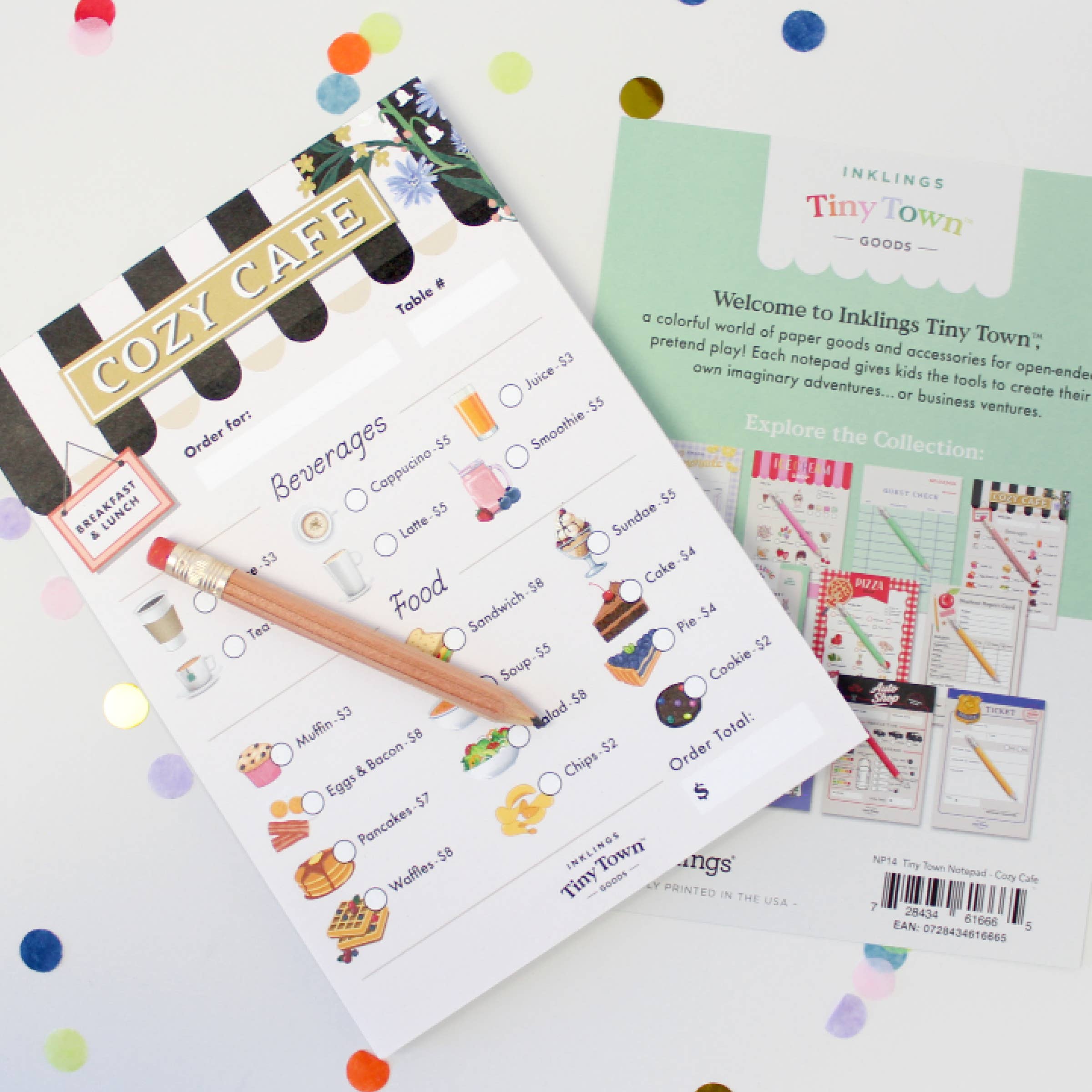 Inklings Tiny Town™ Play Notepad - Cozy Cafe