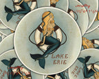 Lake Erie Mermaid Sticker