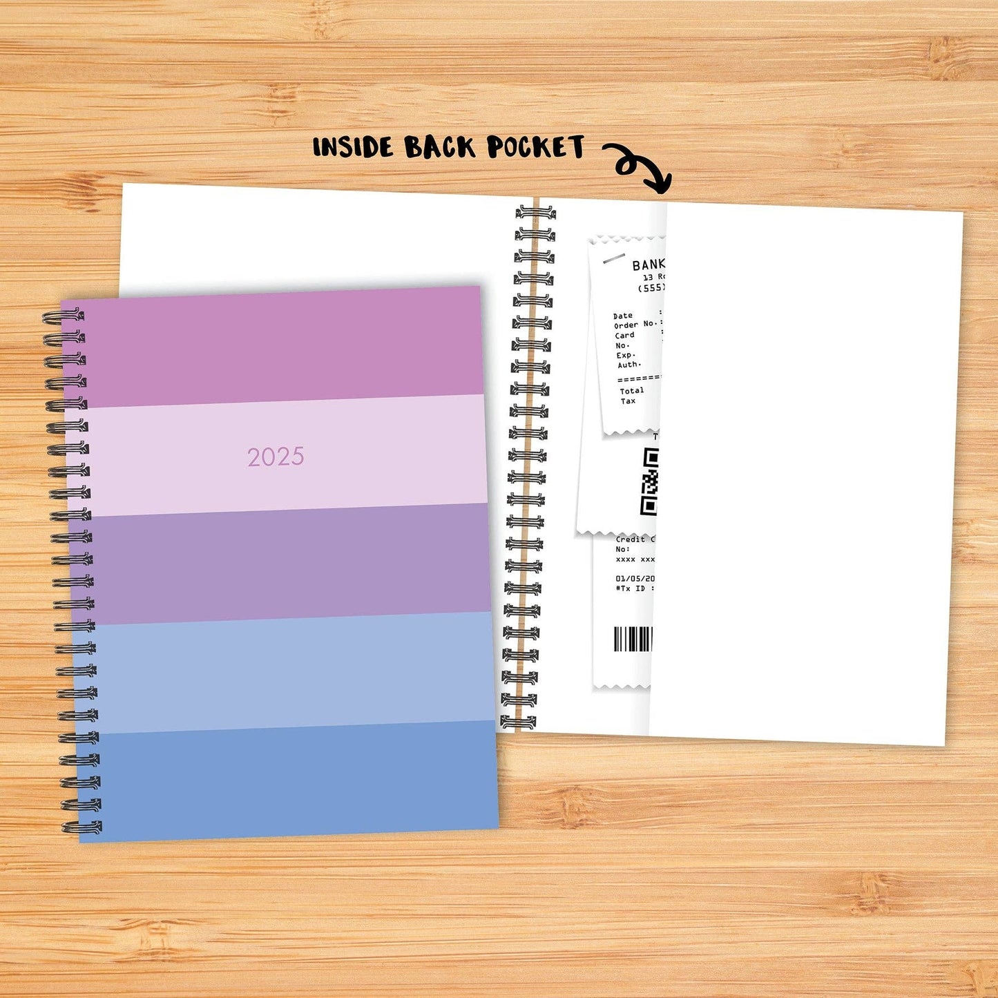 Soft Stripe 2025 Weekly Planner- Large