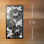 Trifloral Black Vinyl Sticker