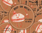 Beef on Weck, It’s Good as Heck! Sticker
