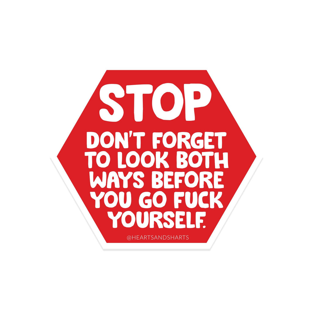 Stop Sign Sticker