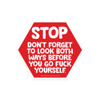 Stop Sign Sticker