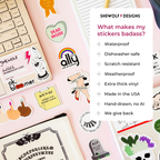 Birthday Gift Tag Sticker Sheets (Set of 2)