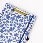 Porcelain Floral Clipfolio