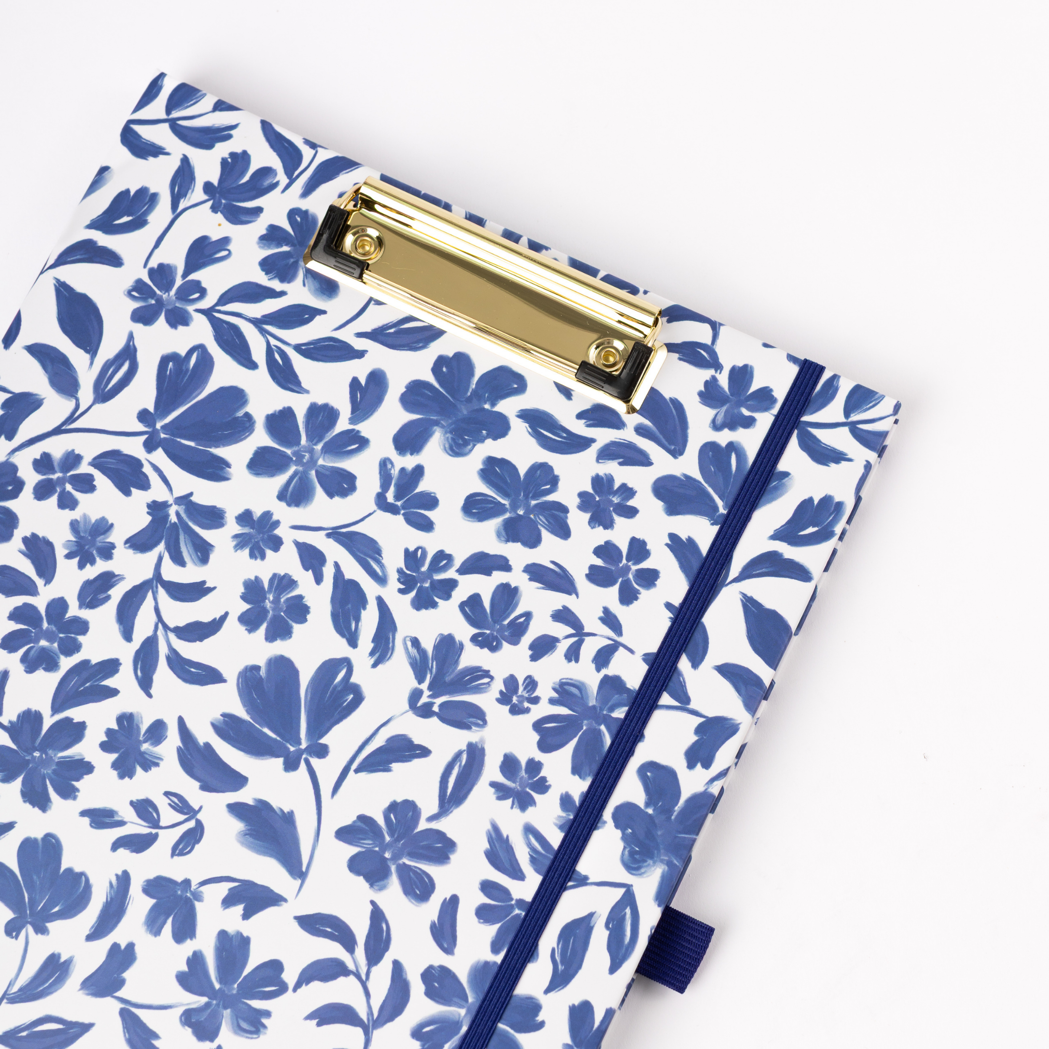 Porcelain Floral Clipfolio