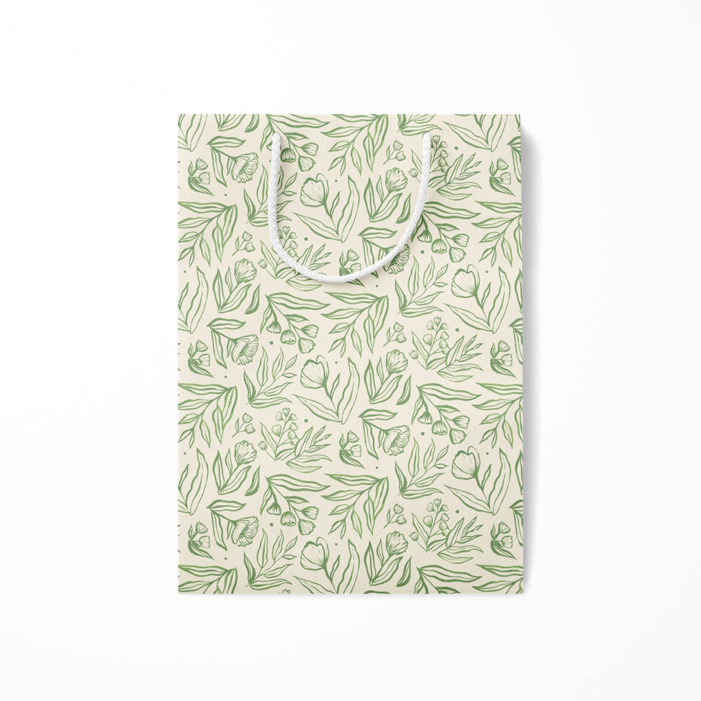 Sage Botanical Gift Bag