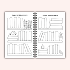 Reading Heart Reading Log Journal | Book Review Tracker