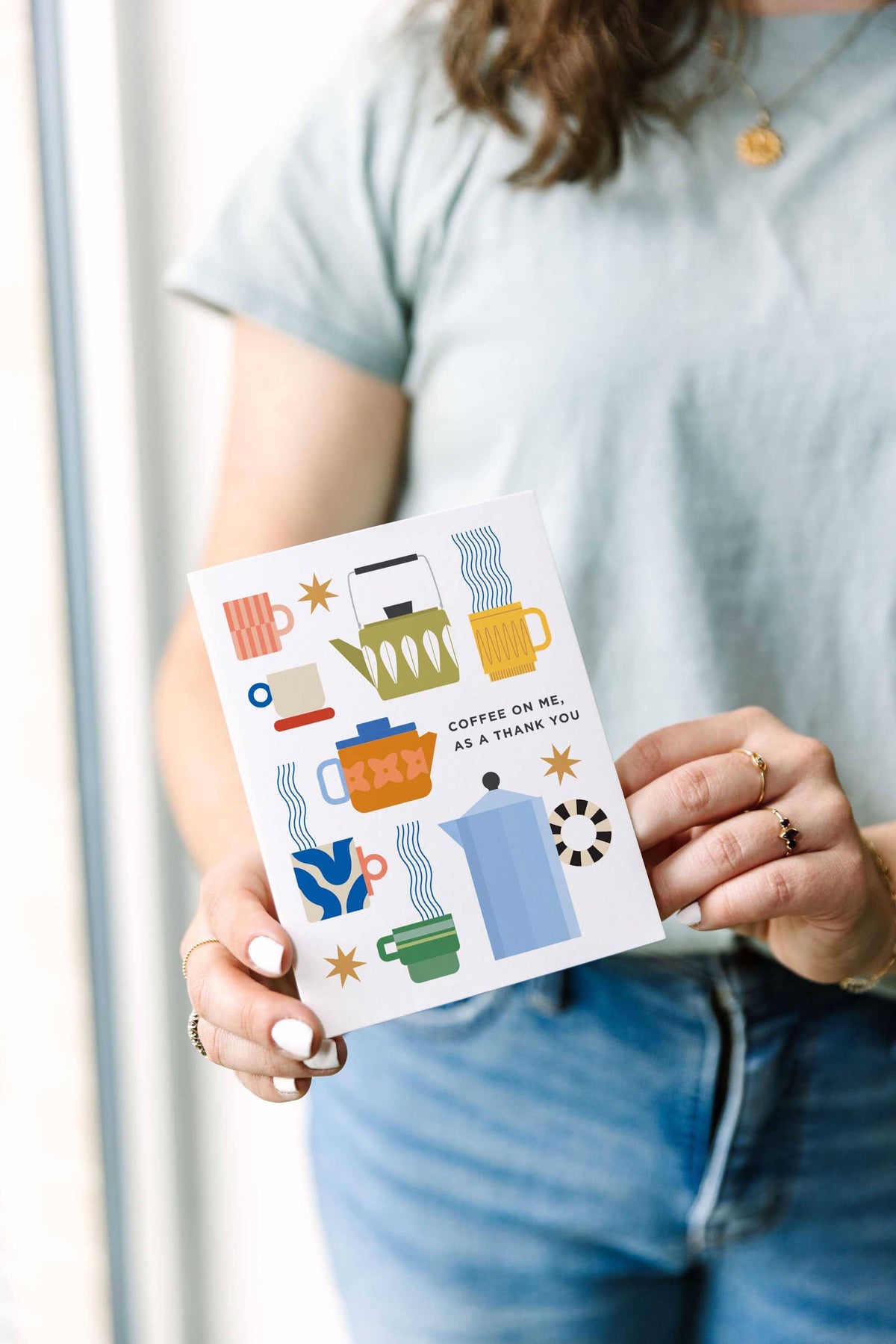 Thank You Card | Coffee Lover Greeting Card