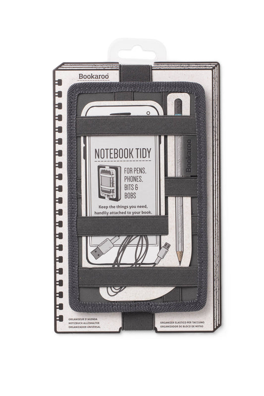 Bookaroo Notebook Tidy- Charcoal