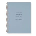 Sunset Stories Journal in Sky Blue : Lined Notebook