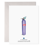 Helium 40th Birthday Card