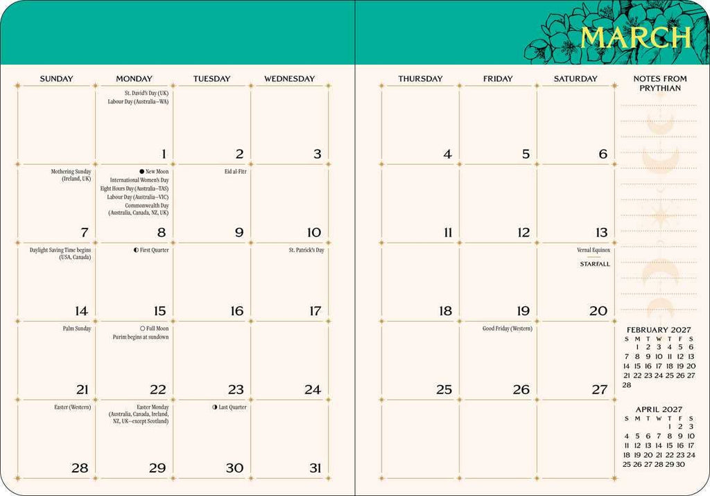 Court of Thorns and Roses 2027 Monthly/Weekly Planner Calendar by Sarah J.  Maas