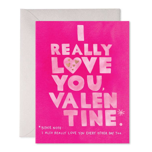 Asterisk Valentine's Day Card