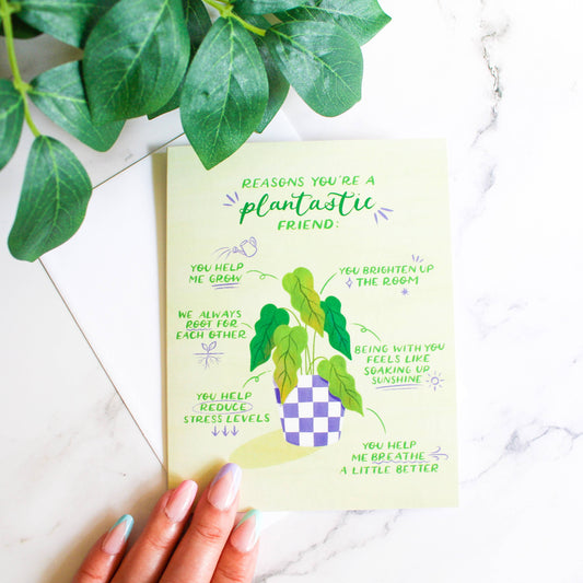 Plantastic Friend Card