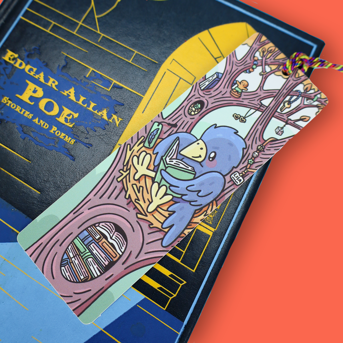 Crow Book Collector Bookmark