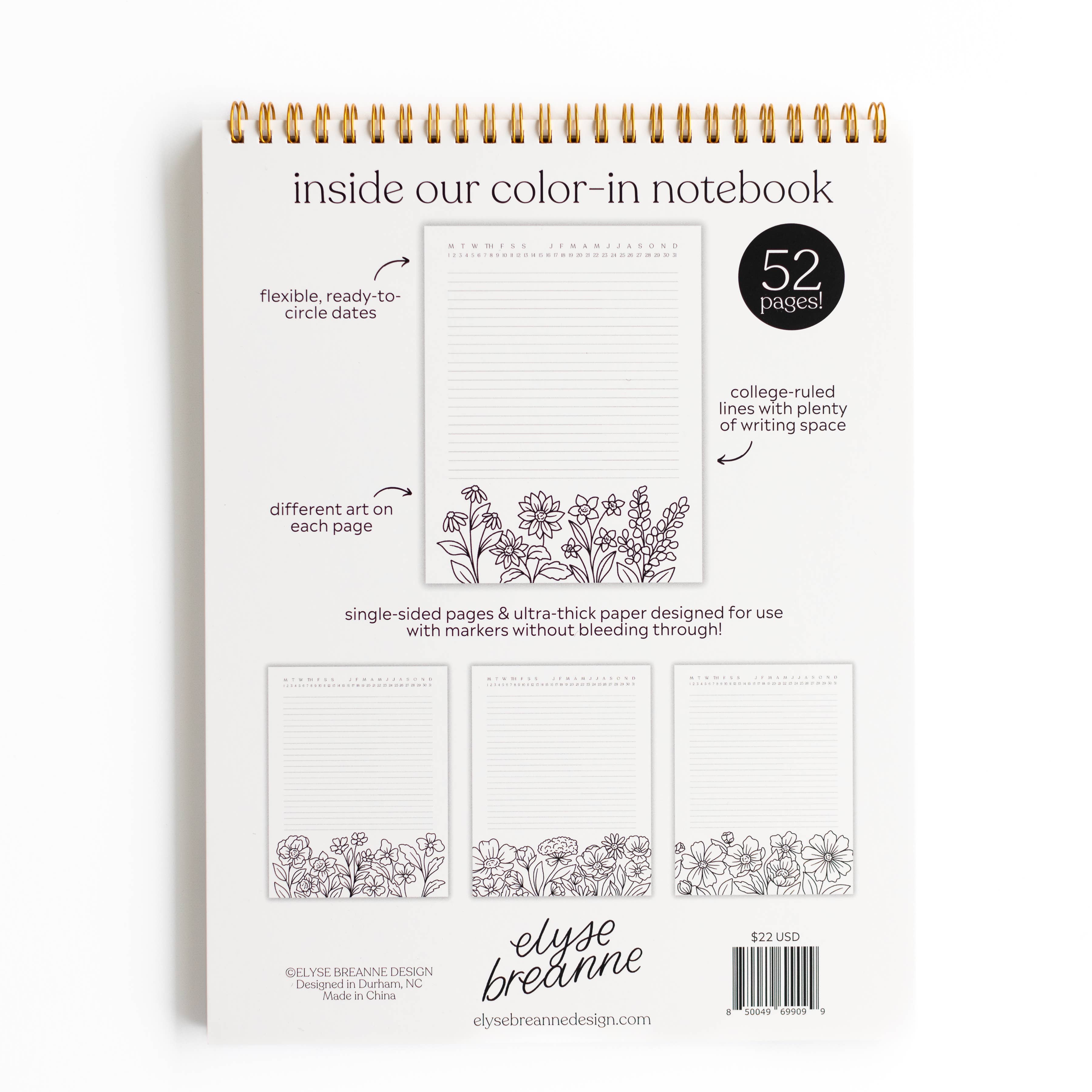 Color-In Notebook